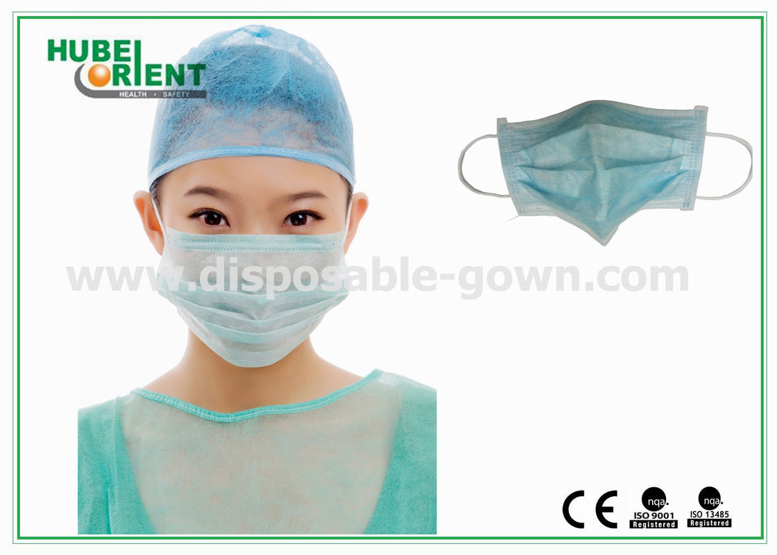 Disposable Medical Use Face Mask With Earloop/Approved EN14683 3ply Non-woven Disposable Surgical Mask