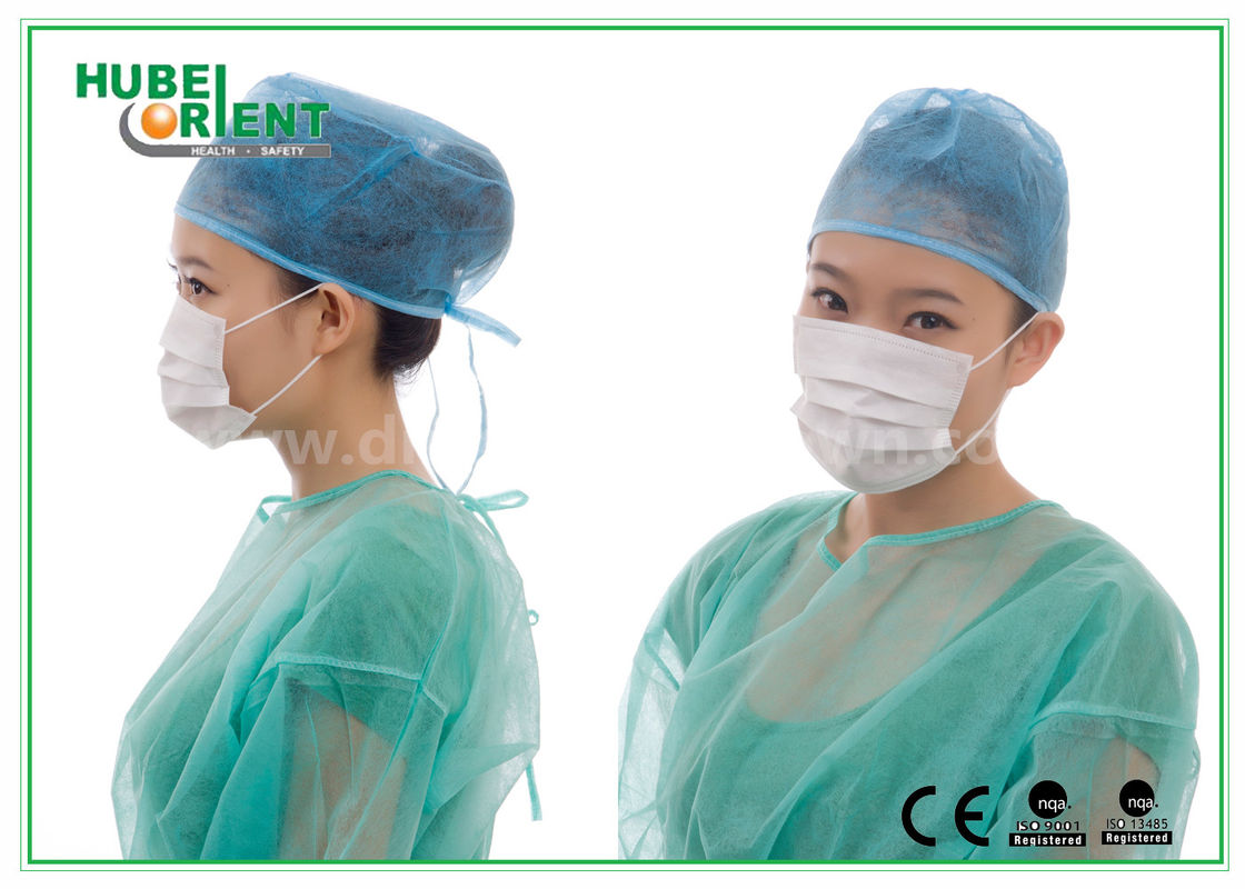Lightweight Disposable Face Mask 3ply With Ear Loop , Poly Cellulose Materials