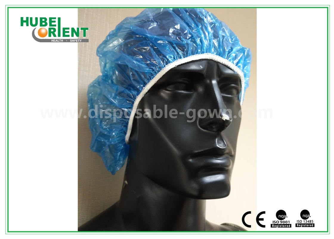 25g/m2 Non Woven Disposable Bouffant Cap For Factory