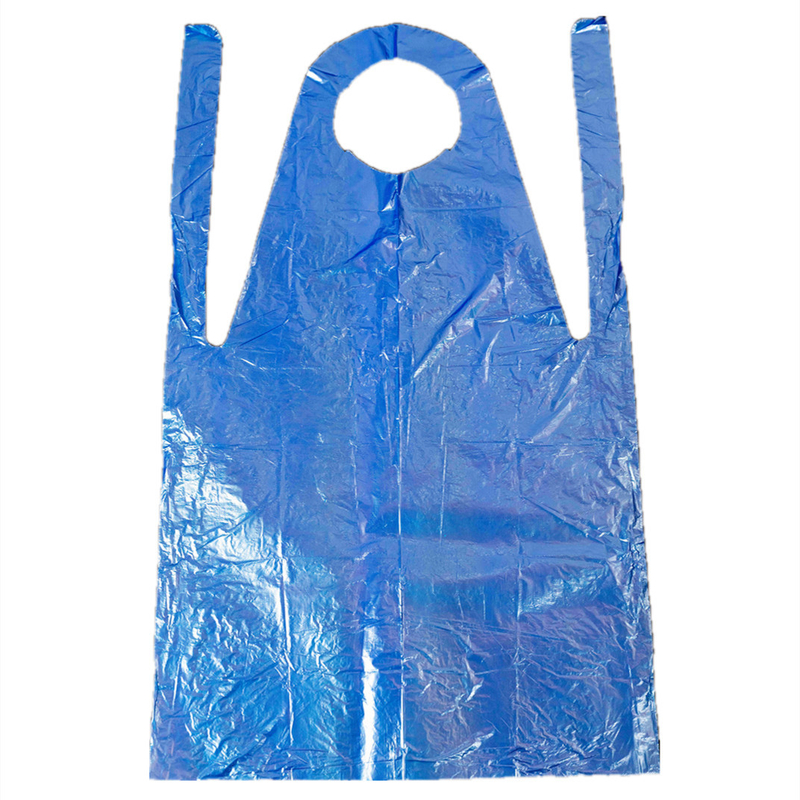 Waterproof Disposable PE Plastic Apron Blue / White / Green / Red Kitchen / Food Industry