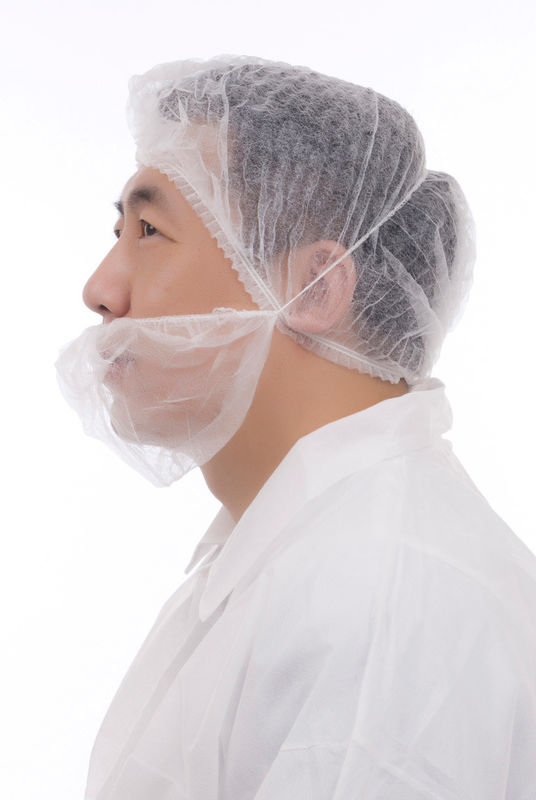 Hygiene Single Use Soft Non-woven Dustproof Beard Cover With Single Elastic