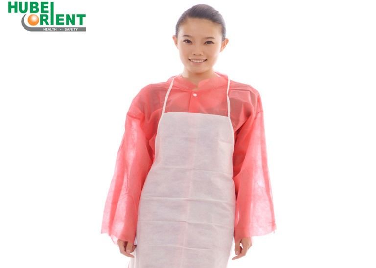 70x80cm Dust Proof Disposable Polypropylene Nonwoven Apron For Kitchen Or Food Handling