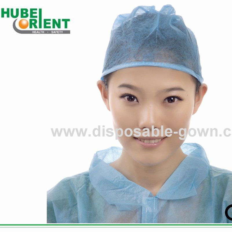 Fluid Prevention SMS Nonwoven Disposable Doctor Cap With Back Ties