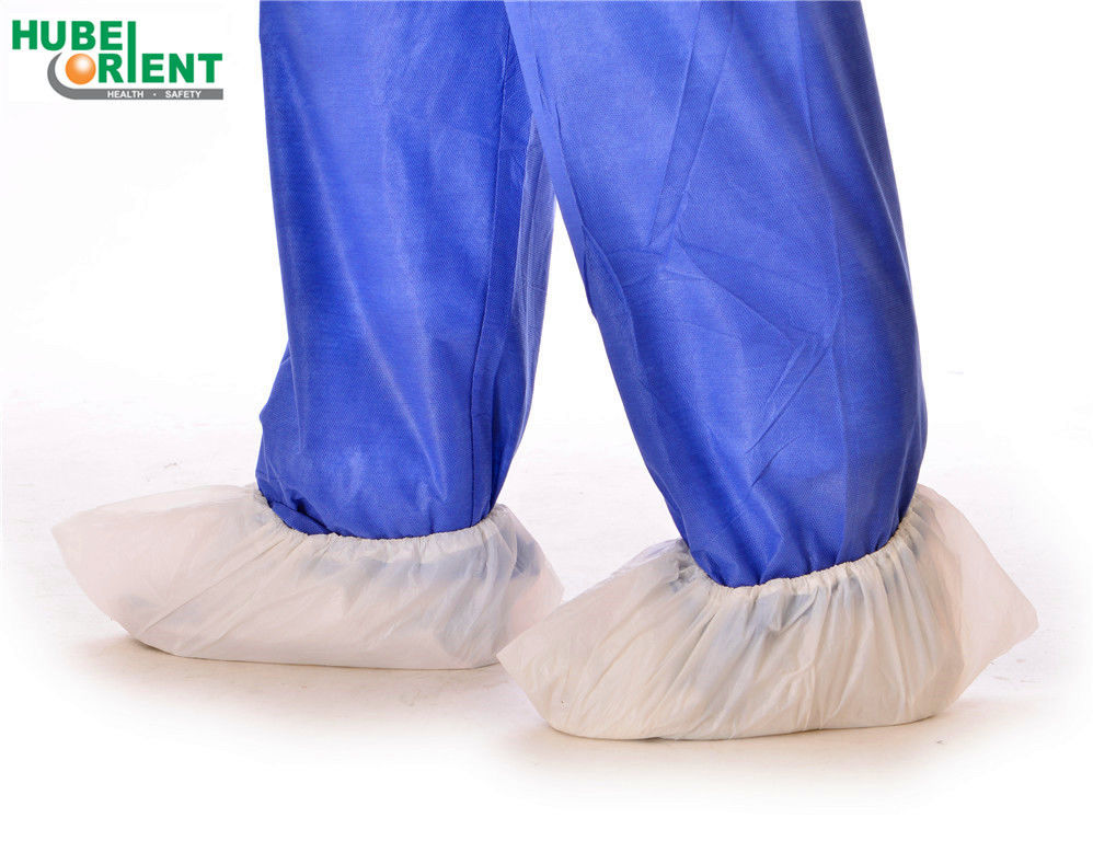 Hand Made Machine Made Single Use CPE Shoe Covers For Medical Use In medical environment