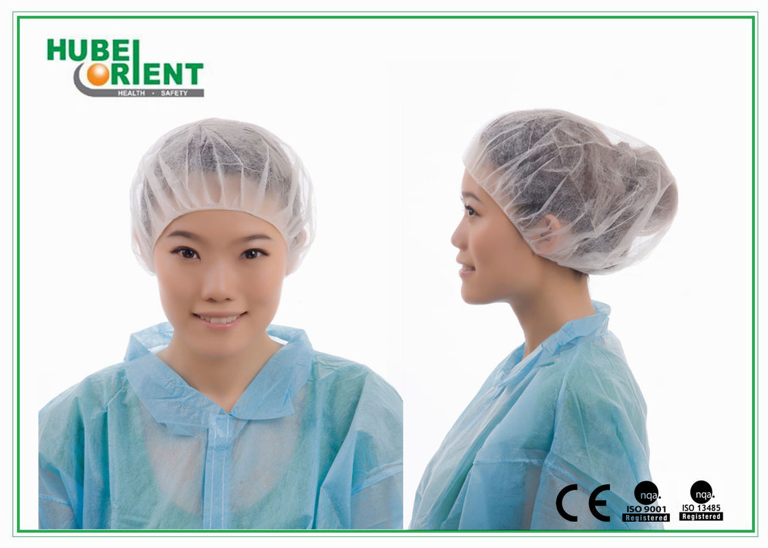 Disposable Single Elastic Non Woven Medical Bouffant Caps