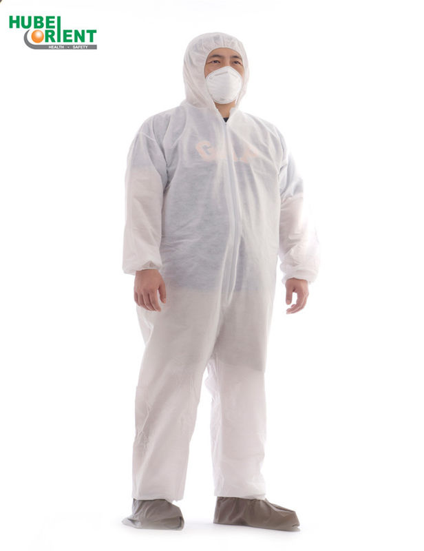 Personal Protective Hooded Waterproof Disposable Microporous Coverall