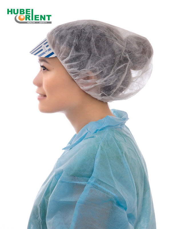 Non Woven Surgical Head Hair Cover Nonwoven Disposable Hair Cap Medical Peaked Cap Disposable Hat