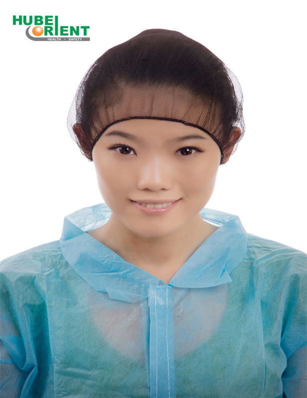 Disposable Stretchable Nylon Hair Nets For Food Processing