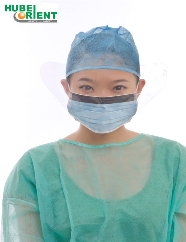 OEM 2 Ply 3 Ply Nonwoven Surgical Face Mask With Anti Fog Visor