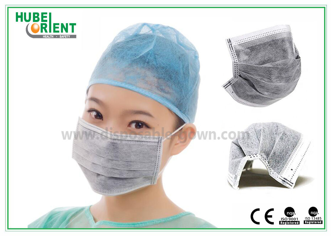 ISO9001 4 Layers Disposable Active Carbon Face Mask 90x180mm
