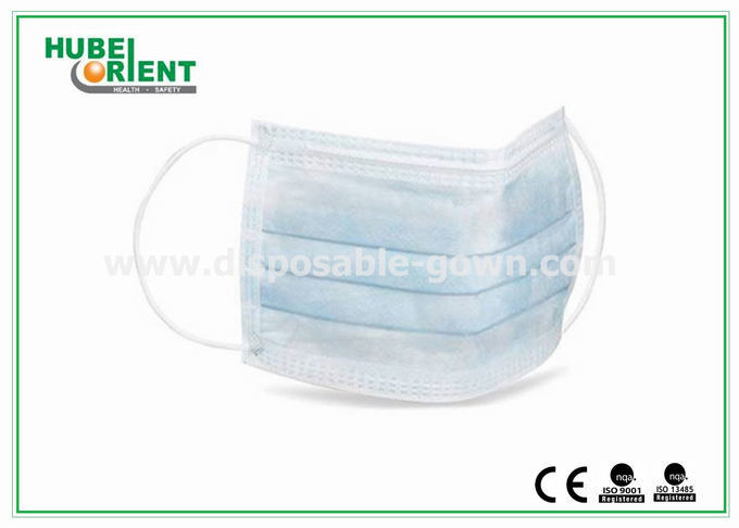 CE Nonwoven 3 Ply Disposable Face Mask With Earloop