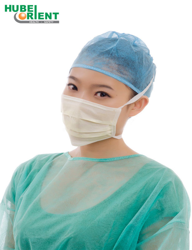 ISO9001 Polypropylene Nonwoven Disposable Medical 3 Ply Face Mask