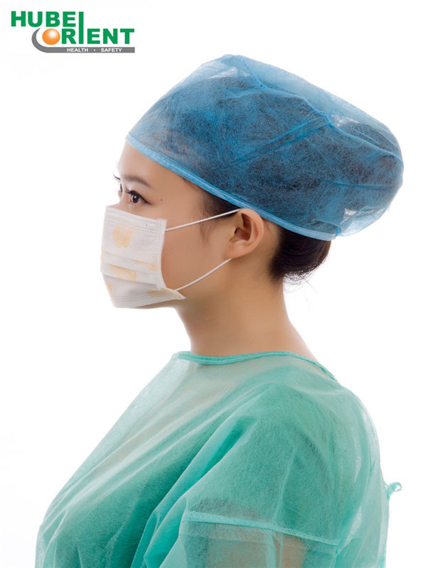 Breathable One Time Use Odorless Meltblown Nonwoven Face Mask With Earloop