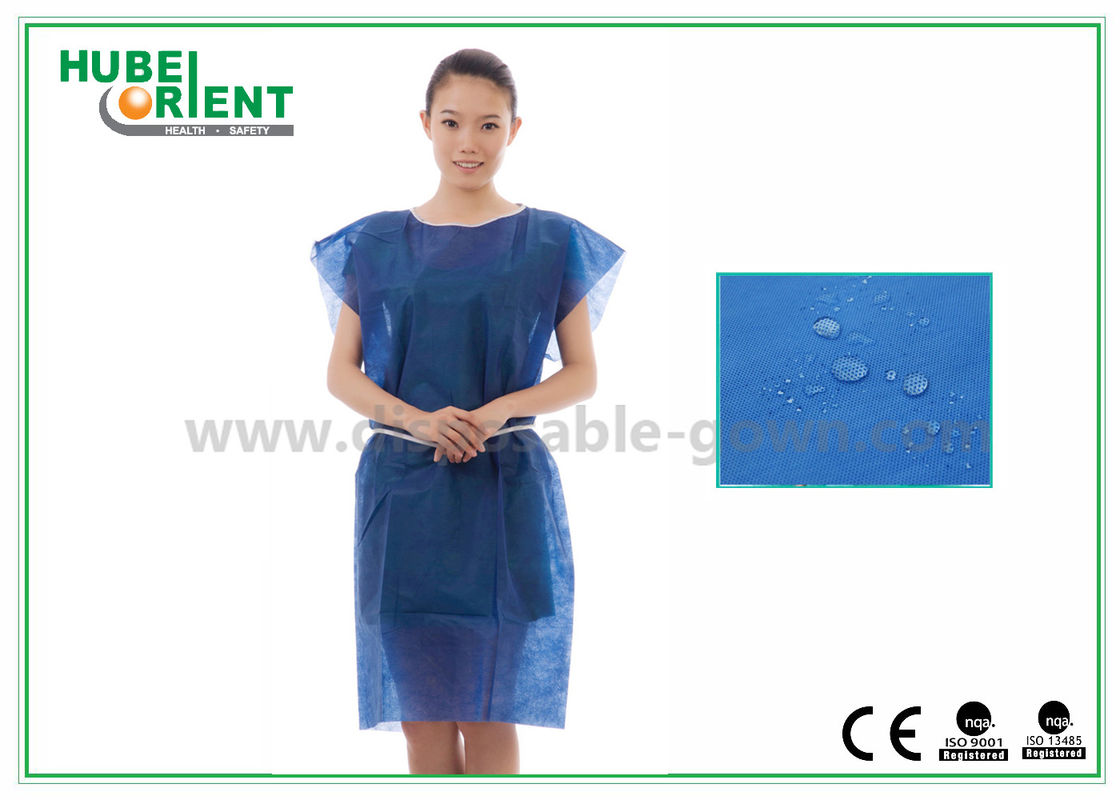 Non Sleeves Disposable Polypropylene Nonwoven Isolation Gown