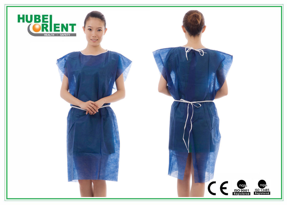 Medical Disposable Short Sleeve Nonwoven Isolation Gown