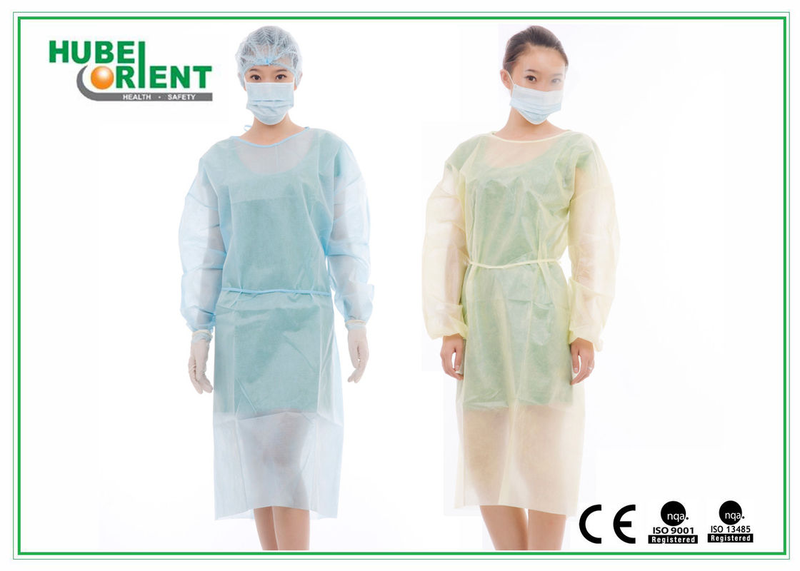 OEM PP Nonwoven Disposable Protective Medical Gown