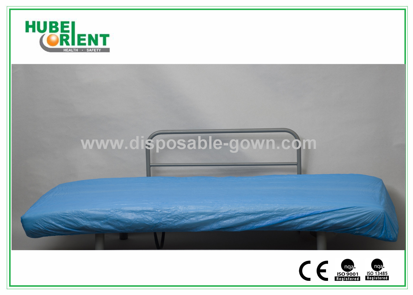 Breathable CPE Disposable Bed Protectors Hospital Bedding Sheets